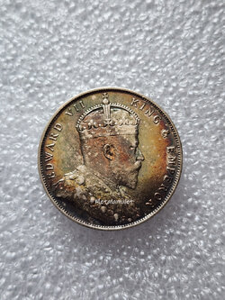 เหรียญเงิน พระเจ้า เอ็ดเวิร์ดที่ เจ็ด 1907