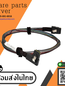 HP 1 Mini SAS SFF-8087 28" Cable For ProLiant DL360E G8 // 668243-00 / 677068-001 (Used) // สินค้ารับประกัน โดย บริษัท อะไหล่เซิร์ฟเวอร์ จำกัด