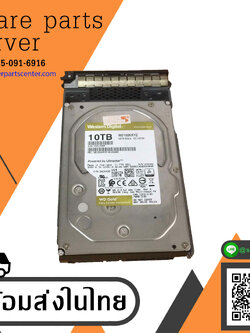 WD Gold 10TB 7.2K 6G 256MB SATA III 3.5'' Hard Drive // WD101KRYZ, UVXHA9, WD102KRYZ-01A5AB0 (Used) // สินค้ารับประกัน โดย บริษัท อะไหล่เซิร์ฟเวอร์ จำกัด