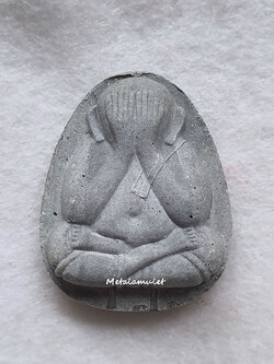 พระปิดตาจัมโบ้ ตะกรุดเงิน 2ดอก