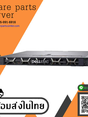 Dell PowerEdge R440 Server // CPU Silver 4110@2.10GHz x2 / RAM 64GB DDR4 / HDD 1.8TB 10K 12G SAS 2.5" x3 / Power Supply 550W x2 / Card H740P (Used) // สินค้ารับประกัน โดย บริษัท อะไหล่เซิร์ฟเวอร์ จำกัด