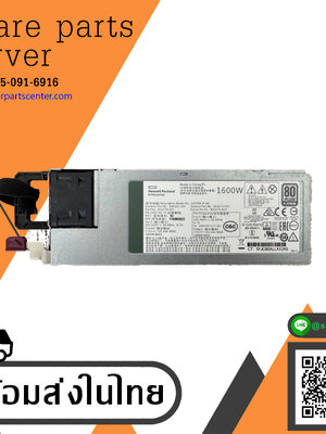 HP 1600w Power Supply Server For DL360 DL380 ML350 Gen10 // 863373-001 , 830262-001 , HSTNS-PL62 (Used) // สินค้ารับประกัน โดย บริษัท อะไหล่เซิร์ฟเวอร์ จำกัด