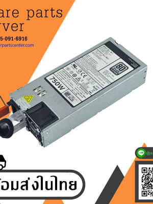 Dell Power Supply 750W 80+ Platinum PSU Dell For R620 R520 R720 R820 R920 // 0CWKMX (Used) // สินค้ารับประกัน โดย บริษัท อะไหล่เซิร์ฟเวอร์ จำกัด