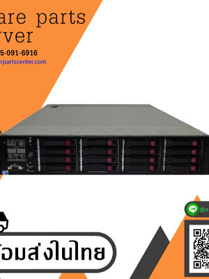 HP ProLiant DL380 G7 Server / HP DL380 G7 / E5620 2.40GHz / RAM 16GB PC3-10600R / HDD 300GB 10K SAS 2.5" x2 / Power Supply 460w x2 / Card P410i (Used) // สินค้ารับประกัน โดย บริษัท อะไหล่เซิร์ฟเวอร์ จำกัด