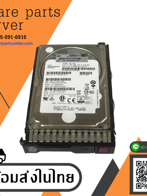 HP 300GB 10K SAS 12G 2.5" Hard Drive HDD SC DS // 872286-001 / GPN 872483-002 / EG000300JWFVB / AL14SEB03EN / Tray 872735 (Used) // สินค้ารับประกัน โดย บริษัท อะไหล่เซิร์ฟเวอร์ จำกัด