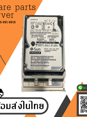 Sun / Hitachi 300GB 10K 3G SAS 2.5" HDD Hard Drive // 542-0388-01 / 390-0487-02 / 0B25651 / HUC106030CSS600 (Used) // สินค้ารับประกัน โดย บริษัท อะไหล่เซิร์ฟเวอร์ จำกัด