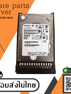 Toshiba 1.8TB 10K 12G SAS 2.5" HDD // AL14SEB18EQ / HDEBJI0JJA51 (Used) // สินค้ารับประกัน โดย บริษัท อะไหล่เซิร์ฟเวอร์ จำกัด
