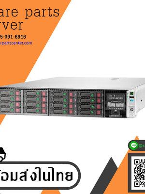 HP ProLiant DL380p G8 / CPU E5-2640 2.50GHz x2 / Ram 48GB DDR3 / HDD 600GB 10K SAS 2.5" x2 / Power Supply 460w x 2 / Card Smart Array P420i (Used) // สินค้ารับประกัน โดย บริษัท อะไหล่เซิร์ฟเวอร์ จำกัด