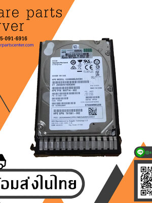 HP 600GB 10K 12G SAS 2.5" HDD Hard Drive // HDD 869714-002, GPN 781581-002, 2C7200-035, EG000600JWEBH, ST600MM0208, Tray 872736-001 (Used) // สินค้ารับประกัน โดย บริษัท อะไหล่เซิร์ฟเวอร์ จำกัด