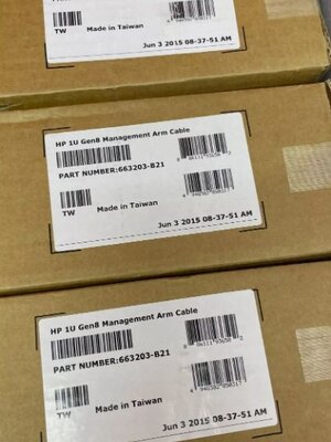 Open box NEW HP ProLiant DL360P 1U GEN8 Cable Management Arm // 663203-B21 (Used) // สินค้ารับประกัน โดย บริษัท อะไหล่เซิร์ฟเวอร์ จำกัด