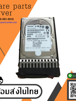 Fujitsu / Toshiba 300GB 10K 6G SAS-2 16MB 2.5'' , A3C40120416, MBF2300RC (Used) // สินค้ารับประกัน โดย บริษัท อะไหล่เซิร์ฟเวอร์ จำกัด
