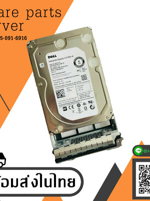 Dell 6TB 7.2K SAS 12Gbps 3.5'' HDD Hard Drive Server // 0PRNR6, ST6000NM0034, 1US27Z-150 (Used) // สินค้ารับประกัน โดย บริษัท อะไหล่เซิร์ฟเวอร์ จำกัด