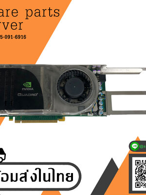 DELL NVIDIA Quadro FX 4600 768 MB DDR3 2*DVI STEREO Port Video Card // 0JP111 / JP111 (Used) // สินค้ารับประกัน โดย บริษัท อะไหล่เซิร์ฟเวอร์ จำกัด