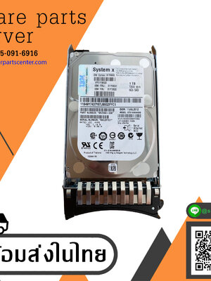 IBM 1TB 7.2K 6G SAS 2.5IN SFF NL Hard Drive // 81Y9691, 81Y9690, 81Y3820, ST91000640SS, 9RZ268-039 (Used) // สินค้ารับประกัน โดย บริษัท อะไหล่เซิร์ฟเวอร์ จำกัด