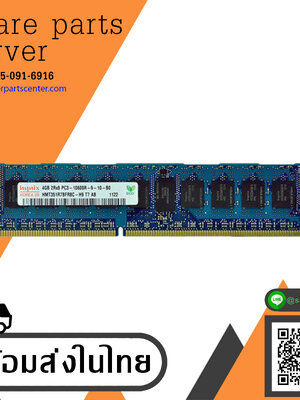 Hynix 4GB 2Rx8 PC3-10600R 1333MHZ ECC Server Memory // HMT351R7BFR8C - H9 (Used) // สินค้ารับประกัน โดย บริษัท อะไหล่เซิร์ฟเวอร์ จำกัด