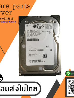 Fujitsu 73GB 15K RPM Ultra 320 SCSI/SCA2/LVD 3.5 Hard Drive Dell // 0DP283 / MBA3073NC (Used) // สินค้ารับประกัน โดย บริษัท อะไหล่เซิร์ฟเวอร์ จำกัด
