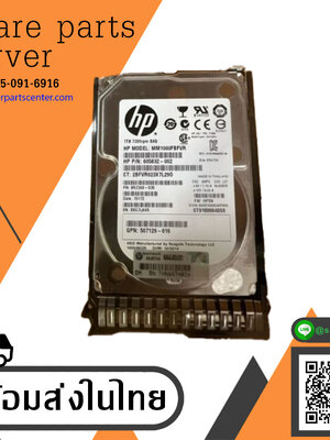 (New inbox ) HP 1TB 7.2K SAS 6G 2.5" SFF SC MDL G8 Hard Drive W/ Caddy // 652749-B21, Tray 653954-001, 605832-002, ST91000640SS // สินค้ารับประกัน โดย บริษัท อะไหล่เซิร์ฟเวอร์ จำกัด
