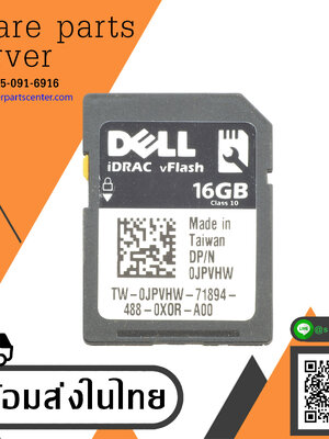 Dell 16GB iDRAC vFlash C10 SDHC SD Card Module 13 Gen R630 R730 // JPVHW / 0JPVHW (Used) // สินค้ารับประกัน โดย บริษัท อะไหล่เซิร์ฟเวอร์ จำกัด