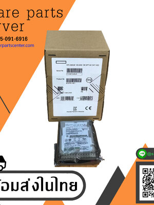 (New Inbox) HPE 600GB 15K SAS 12G 2.5" SFF HDD Hard Drive // 870757-B21 / Tray 870794-001 / HDD 867254-002 / GPN 868774-008 / 0B31345 / EH0600JDYTN // สินค้ารับประกัน โดย บริษัท อะไหล่เซิร์ฟเวอร์ จำกัด