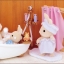 ซิลวาเนียน เฟอร์นิเจอร์ห้องอาบน้ำแบบอ่าง (EU) Sylvanian Families Bath and Shower Set