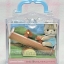ซิลวาเนียน เบบี้แมวลายกับม้ากระดกในกล่องหิ้ว (JP) Sylvanian Families Carry Case Striped Cat Baby & Seesaw