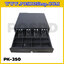 ลิ้นชักเก็บเงินสด ลิ้นชักเก็บธนบัตร เครื่องเก็บเงิน Cash drawer Cash box EK-350 ใส่ธนบัตได้ 4 ช่อง เหรียญ 8 ช่อง