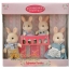 ครอบครัวซิลวาเนียน กระต่ายหิมะ 4 ตัว (JP) *LIMITED EDITION* Sylvanian Families Frost Pink Rabbit Family