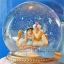 [SOLD OUT] ลูกแก้วดนตรีอะลาดิน (Disney Aladdin Musical Water Globe)