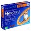 NexGard Spectra Dog 2-3.5 kg ยาเม็ดชนิดเคี้ยว สำหรับสุนัขน้ำหนัก 2 ถึง 3.5 กิโล (1กล่อง บรรจุ 3เม็ด)