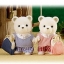 ซิลวาเนียน คู่แฝดนร.หมีขาว (JP) Sylvanian Families Polar Bear Exchange Student