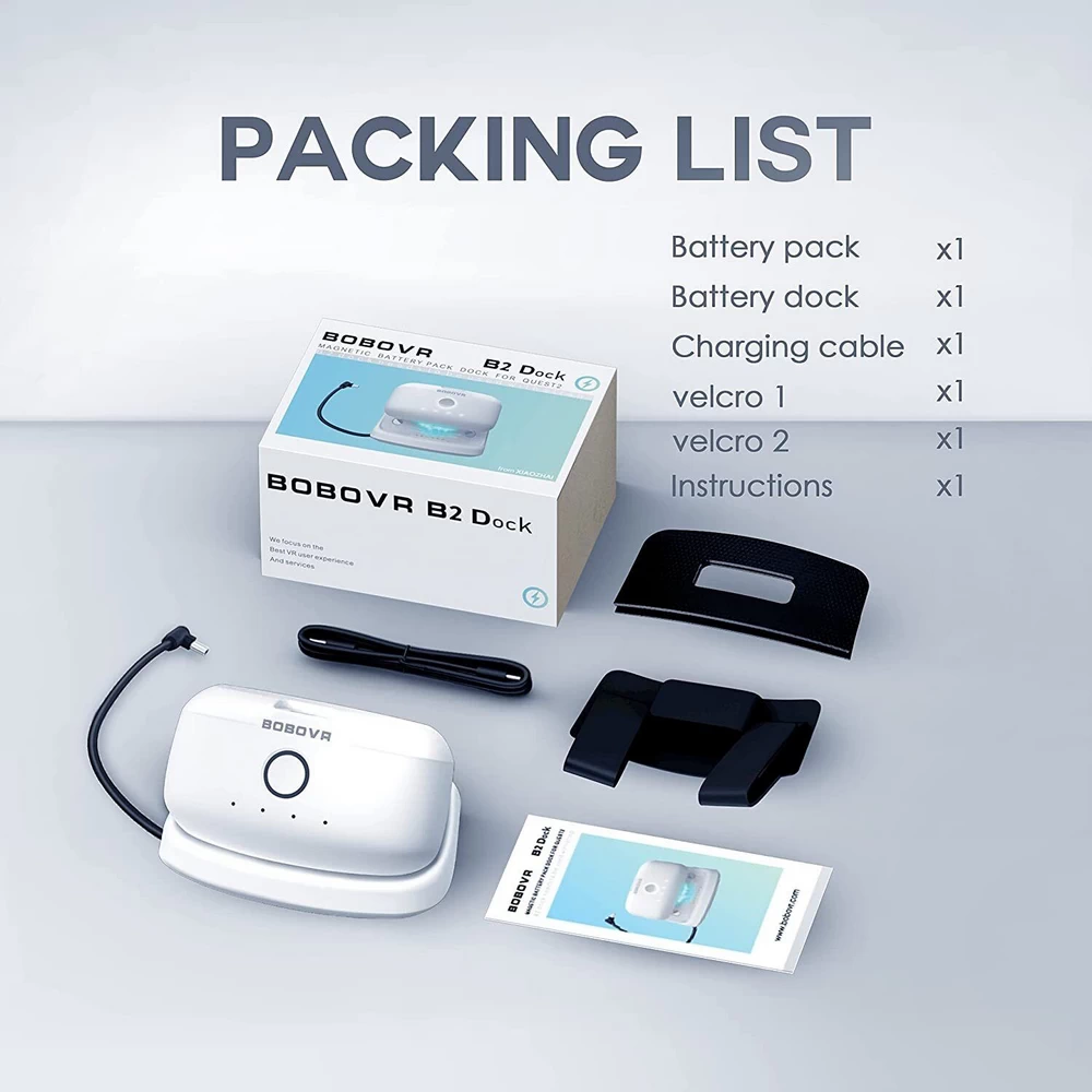 Meta Quest 2 : BoBoVR B2 Dock Battery Pack