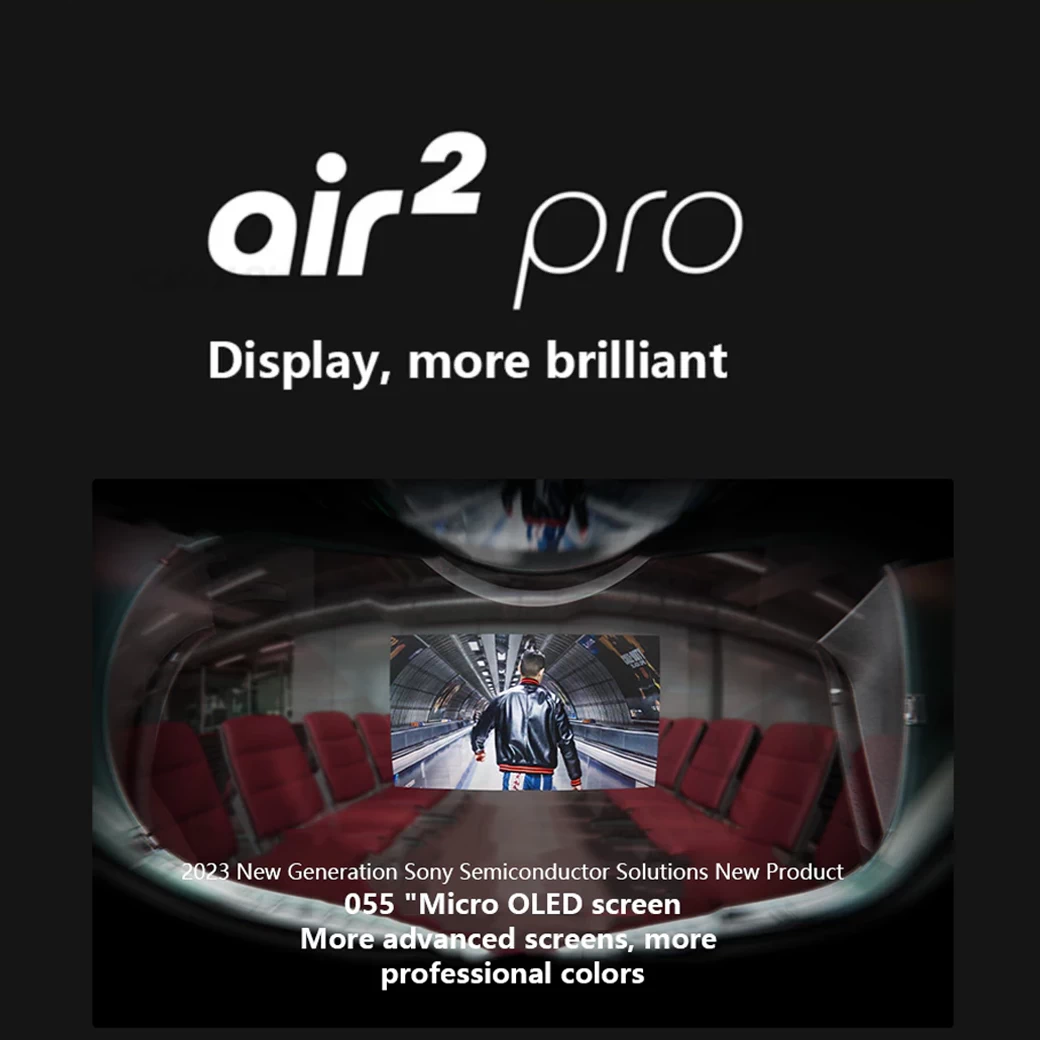 XREAL Air 2 PRO Gray – แว่น AR อัจฉริยะตัวจบ ระดับมือโปร (TH)