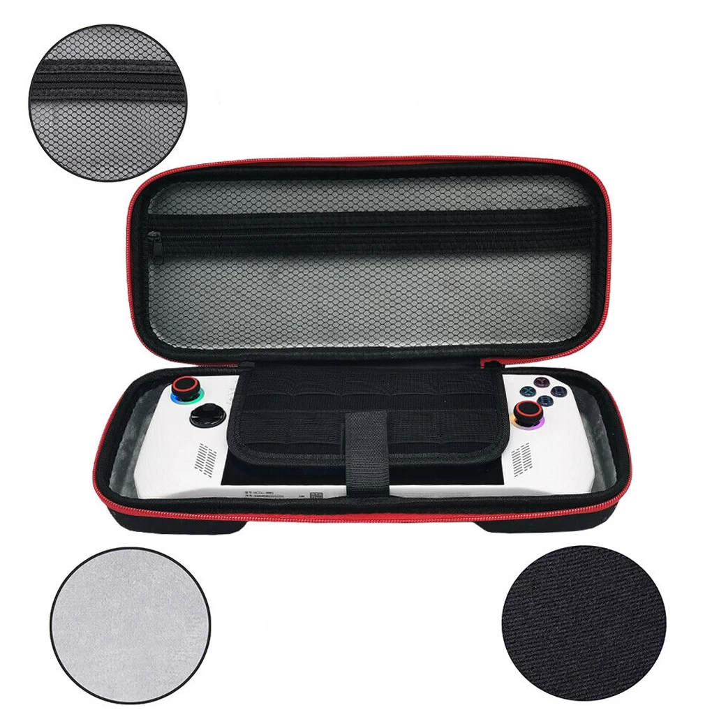 ROG Ally : Case Hard Black/Red PU