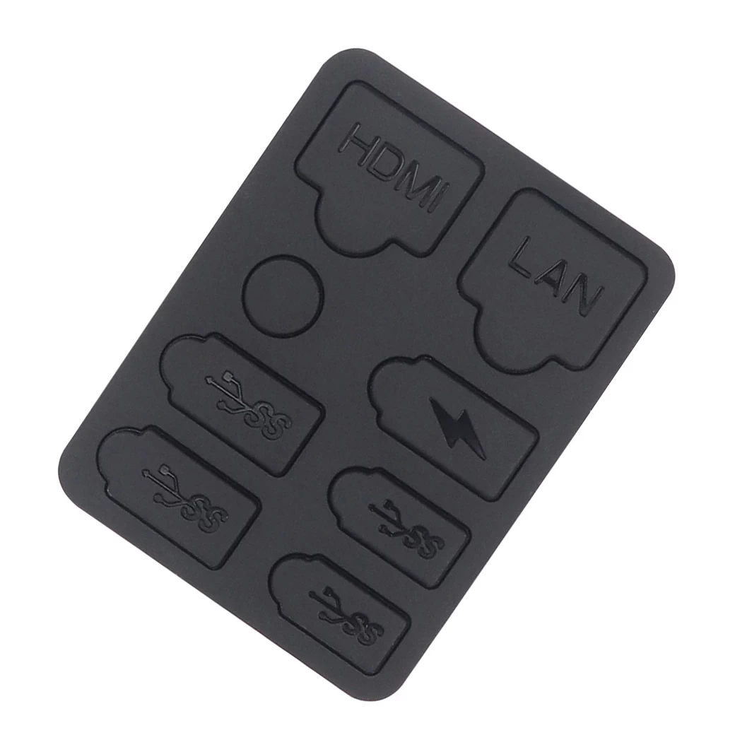 PS5 Slim : Dust Cover 8 Piece (ซิลิโคนกันฝุ่น)