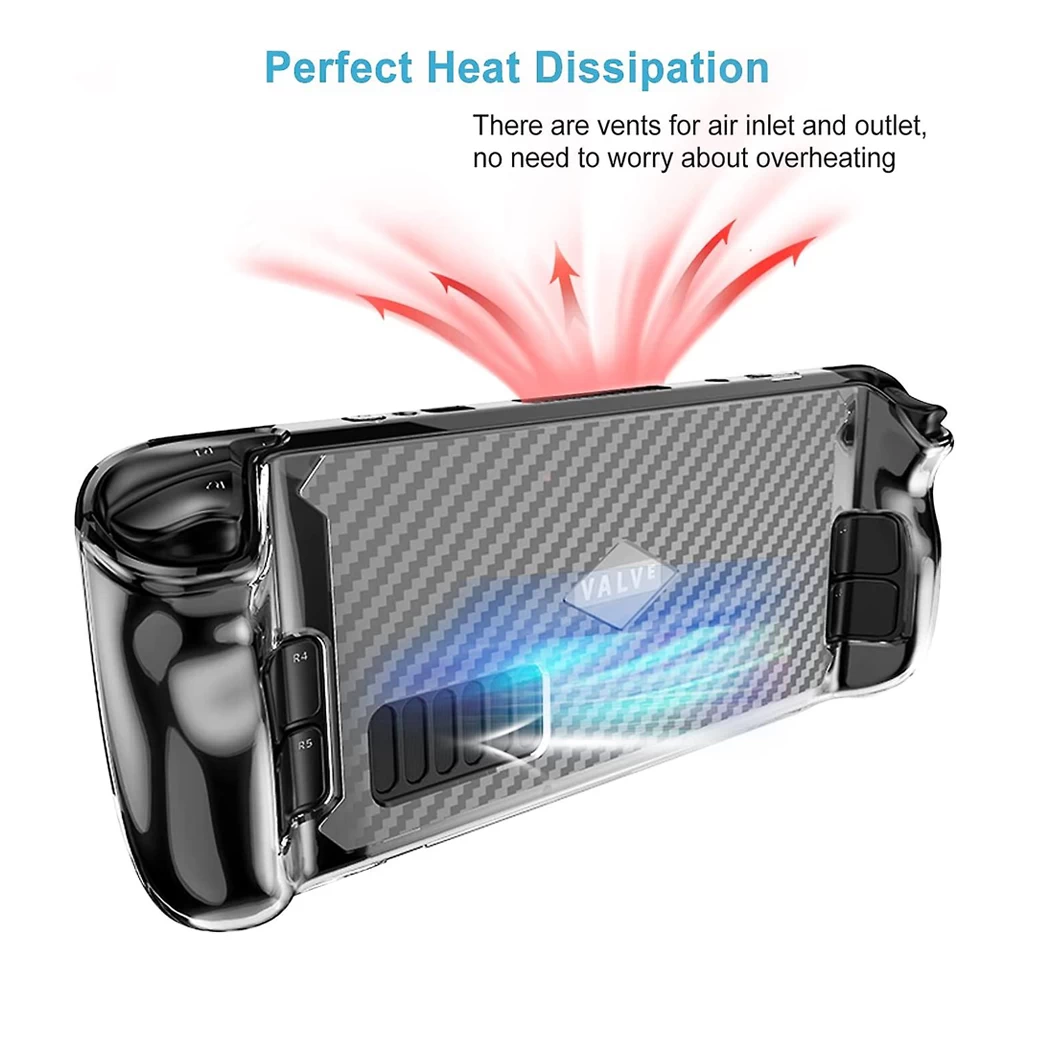 Steam Deck : TPU Cover (Clear)