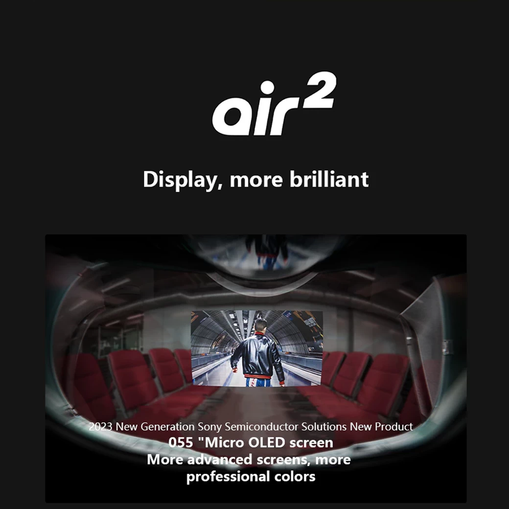 XREAL Air 2 (2023) Red – AR Glasses Gen-2