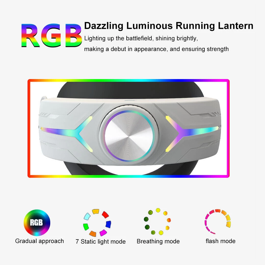Meta Quest 3 : Head Strap RGB Backlight With Battery 8000mAh