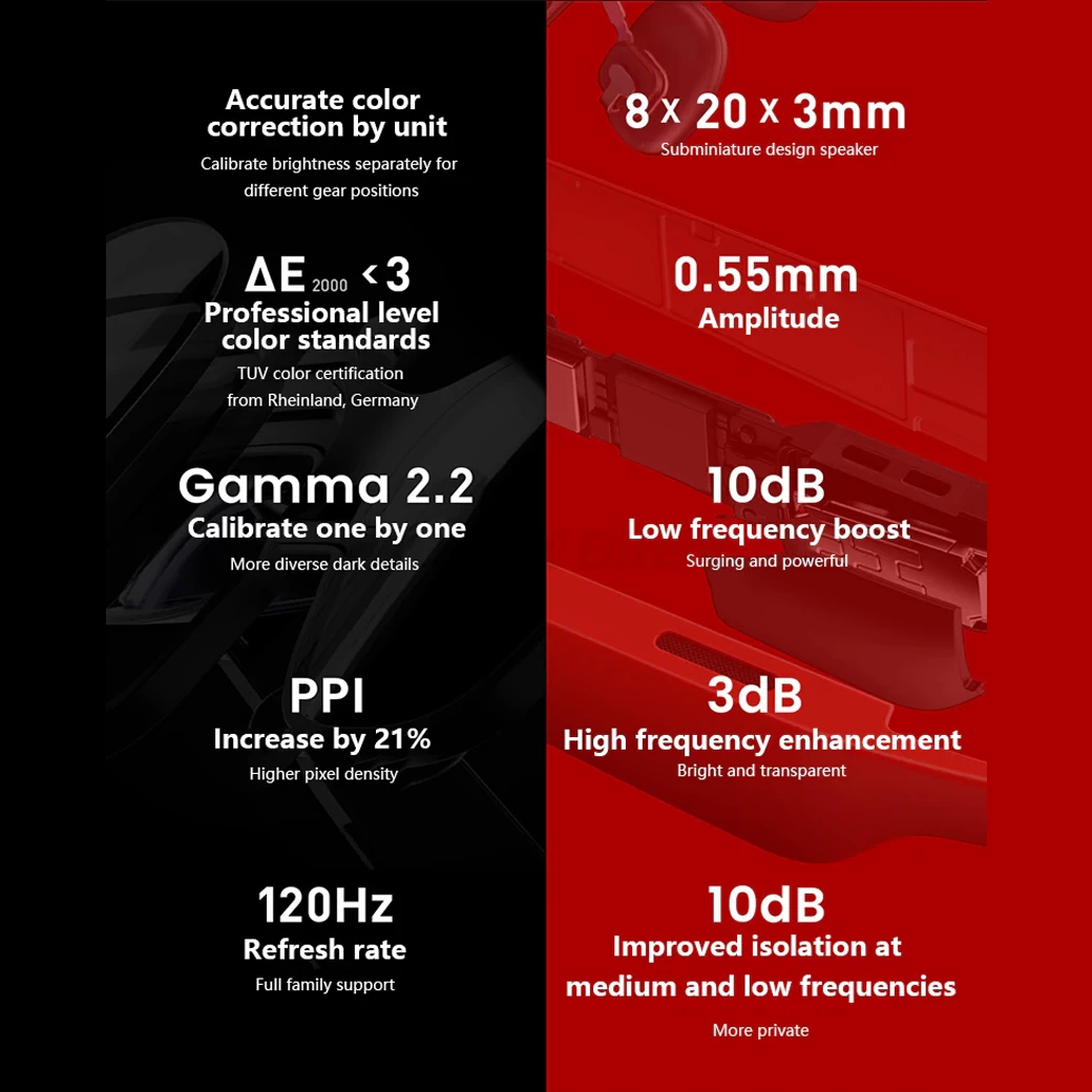 XREAL Air 2 (2023) Red – AR Glasses Gen-2