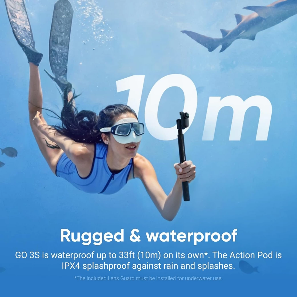 Insta360 GO 3S – จัดเต็ม 4K ให้ทุกโมเมนต์คมชัดไม่มีพลาด เล็กจิ๋วแต่แจ๋ว!