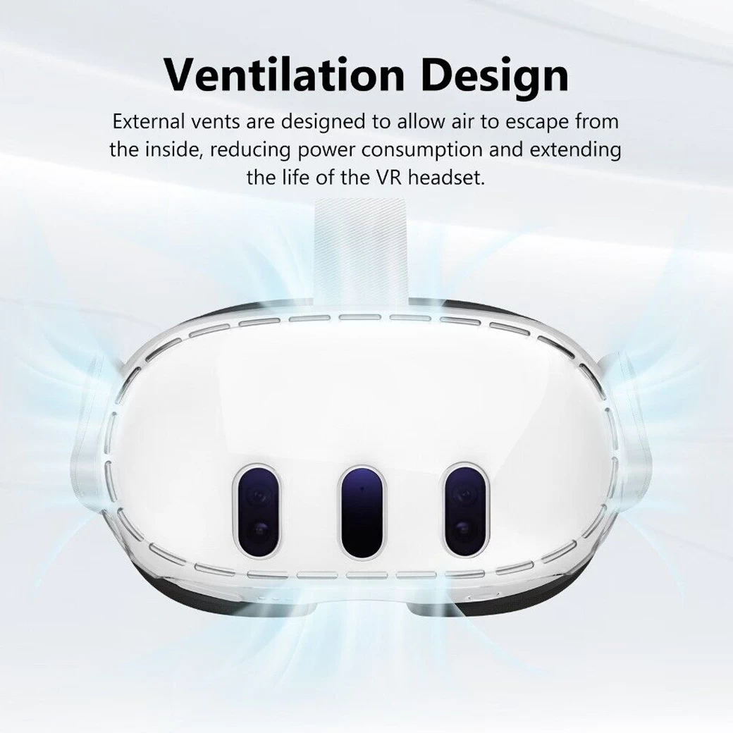 Meta Quest 3 : Case Crystal VR Glasses
