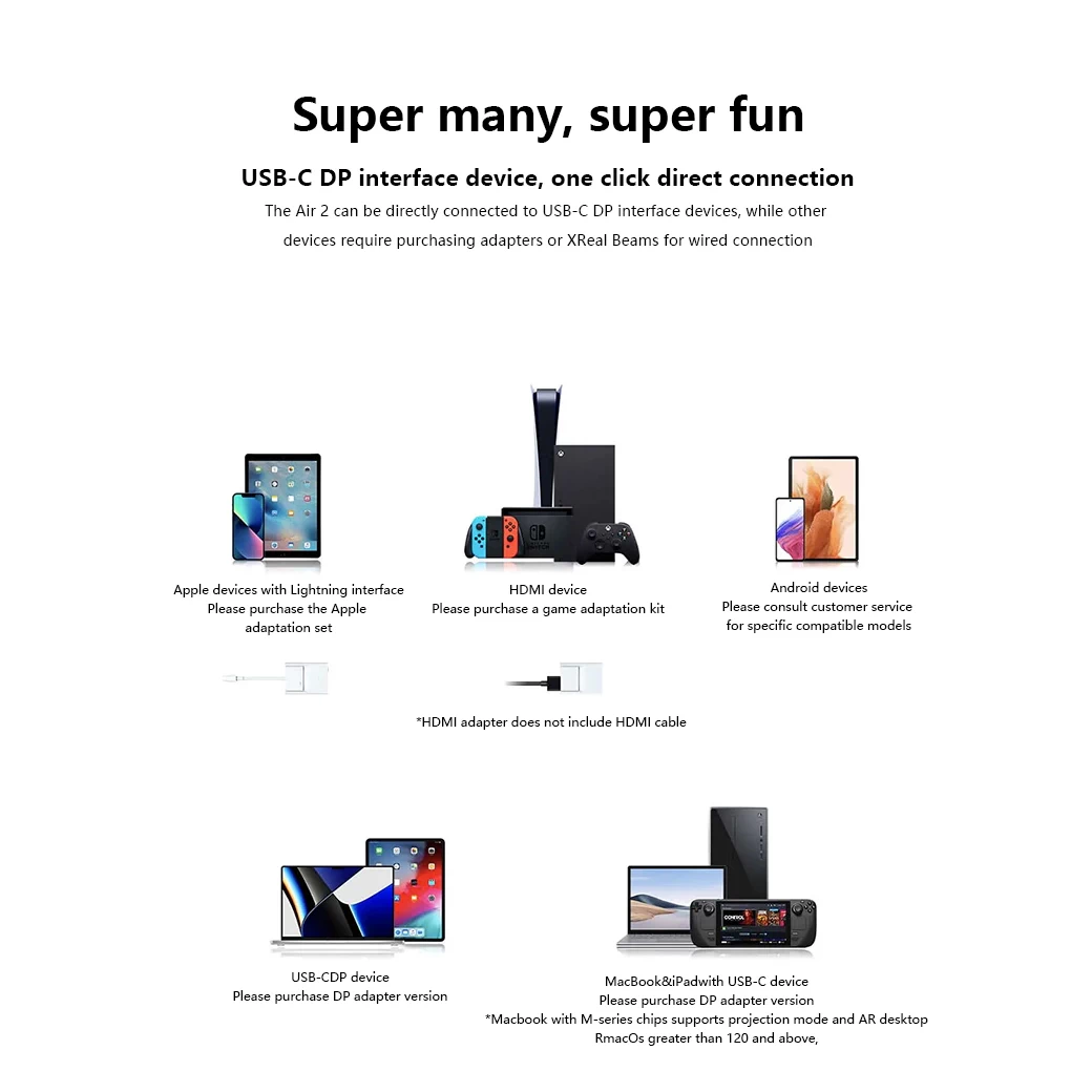 XREAL Air 2 (2023) Red – AR Glasses Gen-2