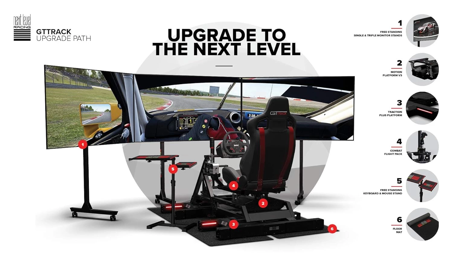 Next Level Racing GT Track Cockpit (NLR-S009)