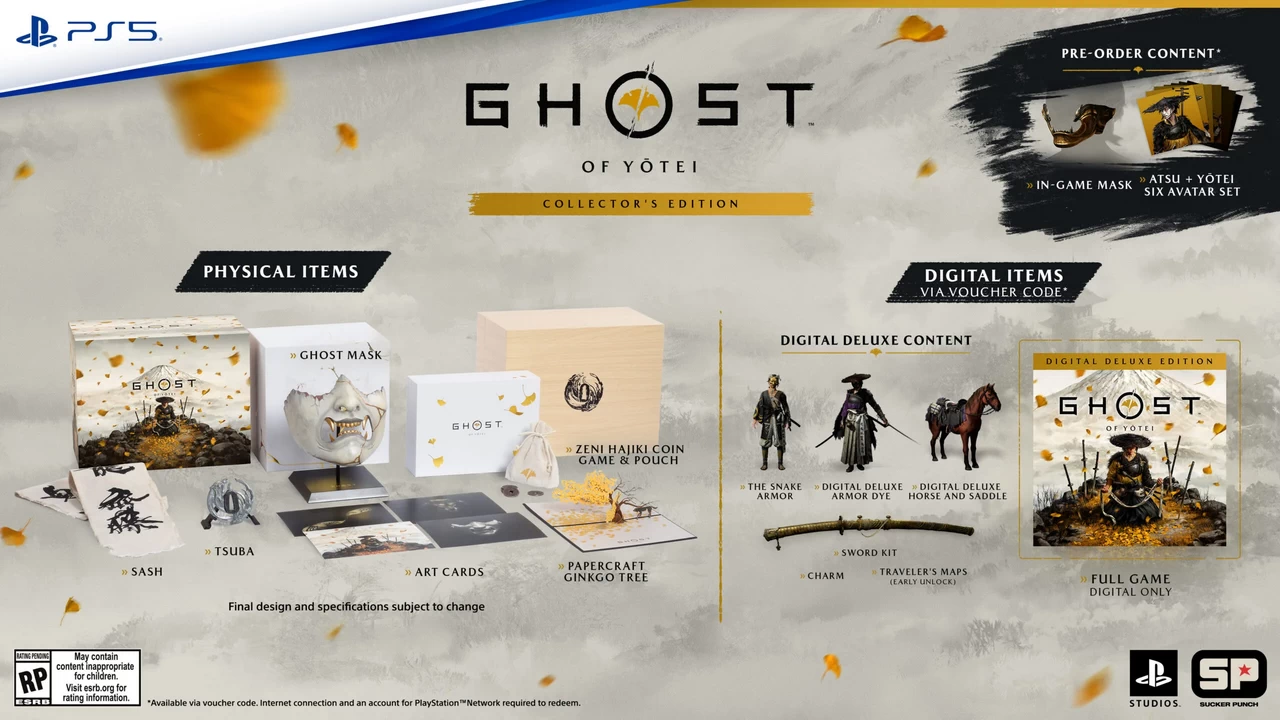 PS5- Ghost of Yōtei Collector's Edition