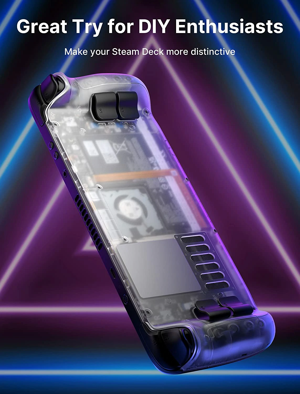 Steam Deck : JSAUX Transparent Edition