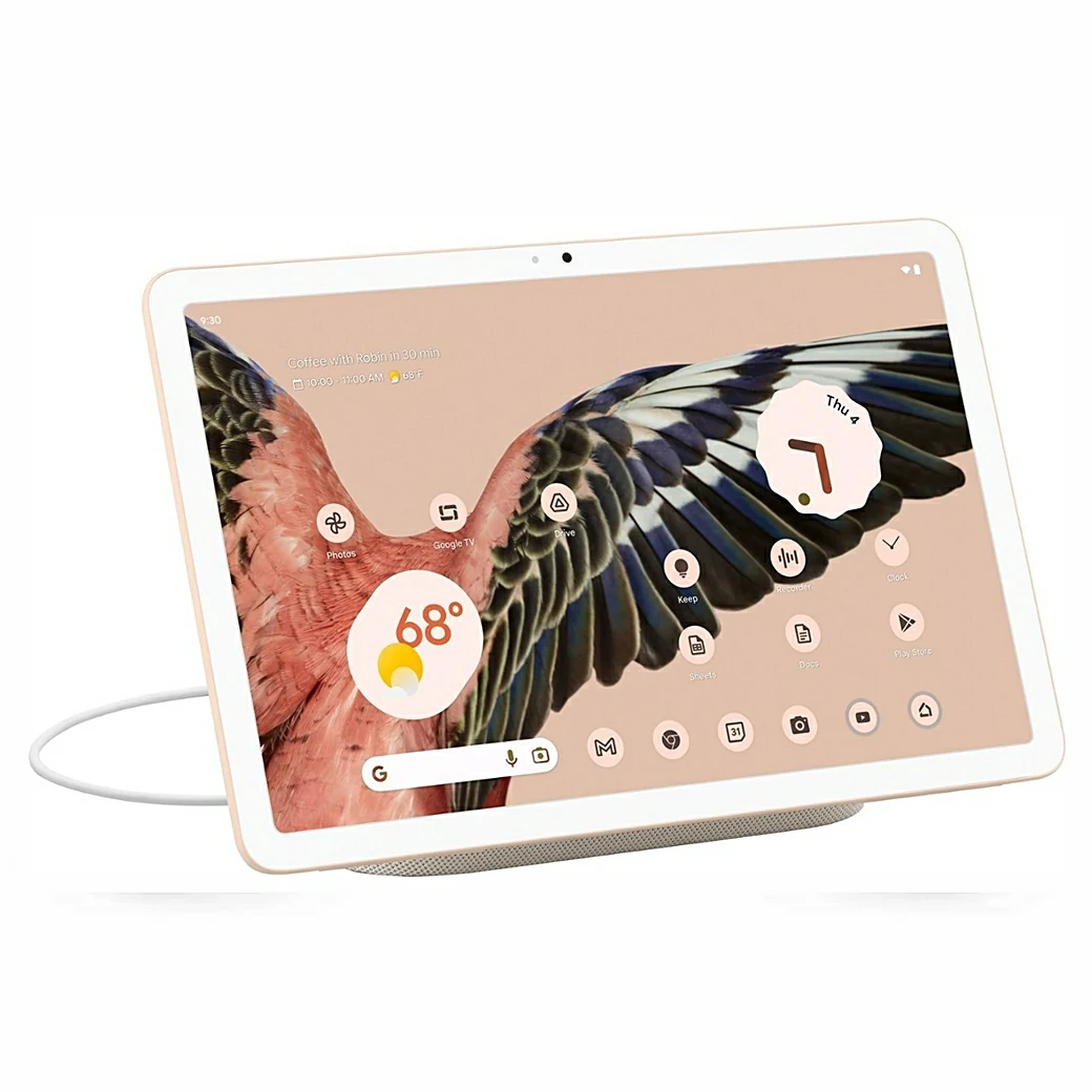 Google - Pixel Tablet with Charging Speaker Dock - 11" Android Tablet - 128GB - Wi-Fi - (Rose)