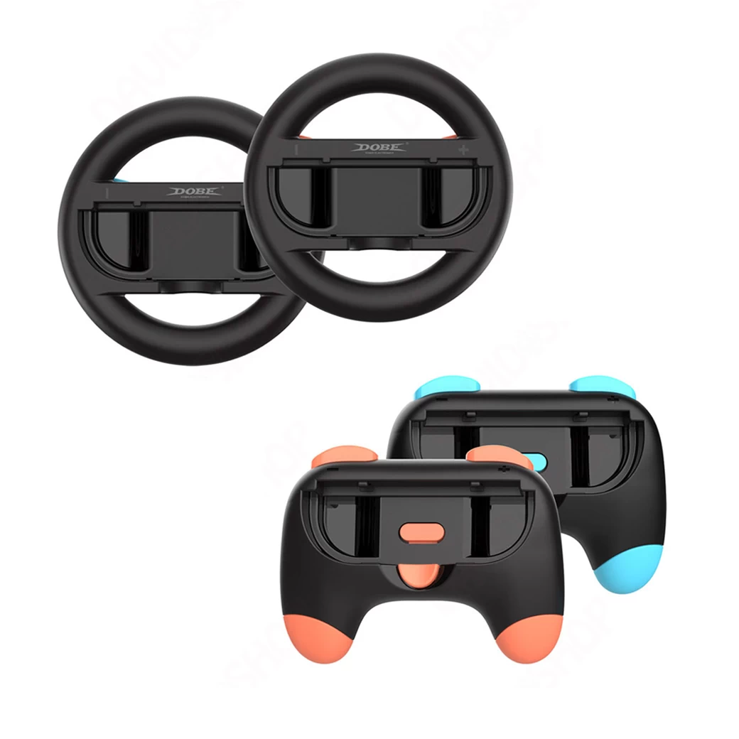 Nintendo Switch 2 : DOBE 4 IN 1 Controller Grip & Steering Wheel Kit