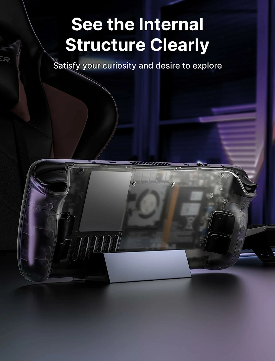 Steam Deck : JSAUX Transparent Edition