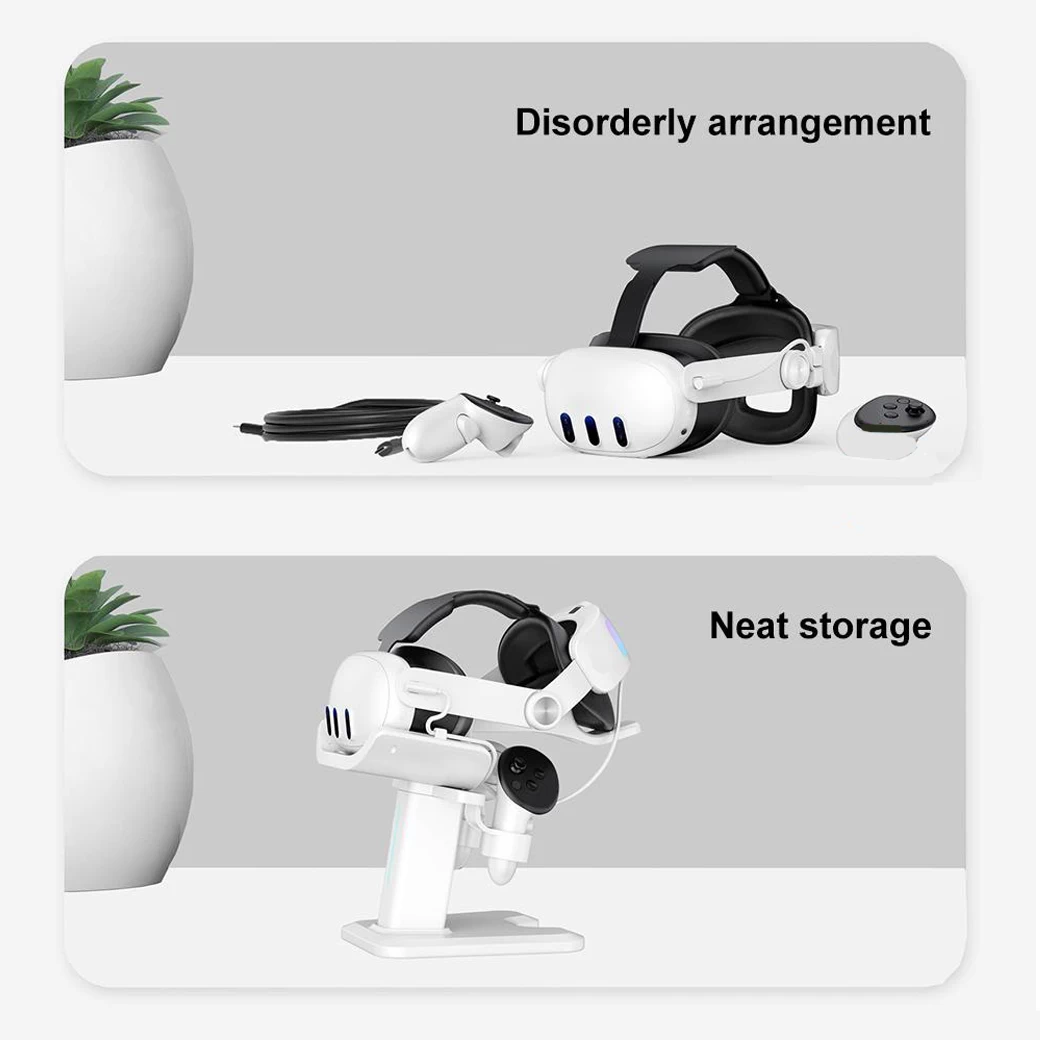 Meta Quest 3 : Smart VR & Controller Charging Station