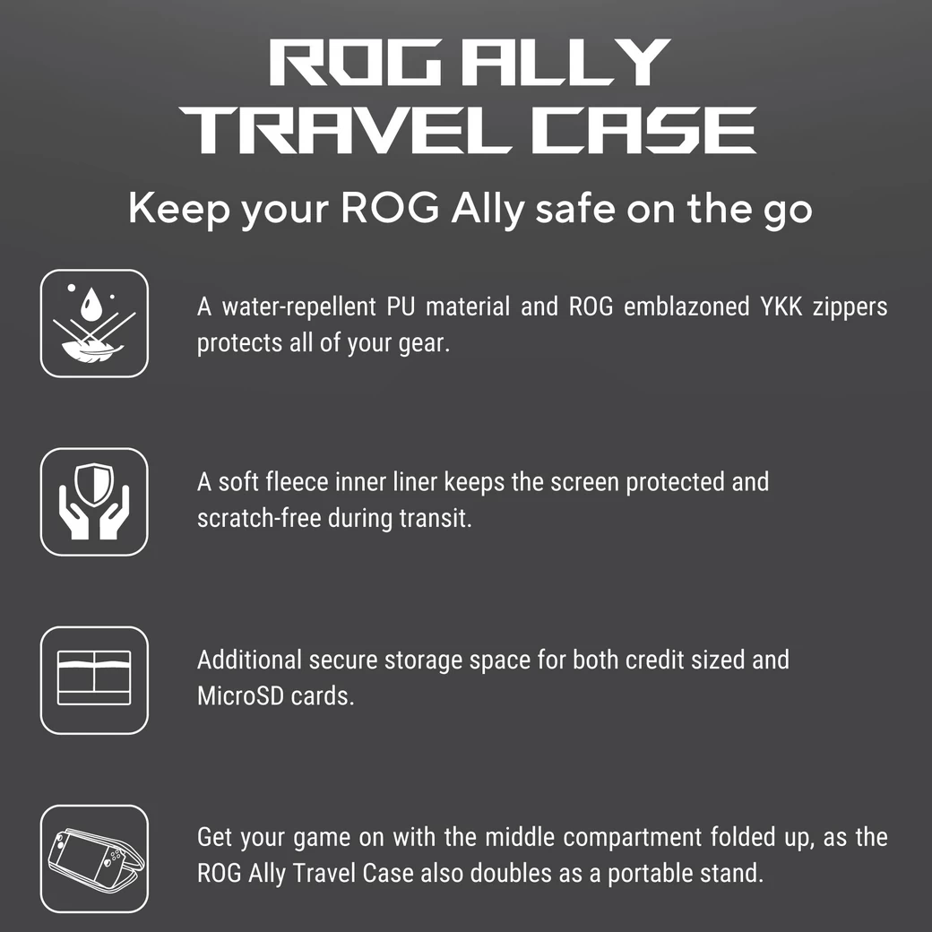 ROG Ally : Travel Case – เคสเท่ๆ คู่ใจสายเกม